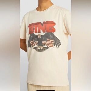 Anine Bing Vintage Bing Eagle Tshirt Size M